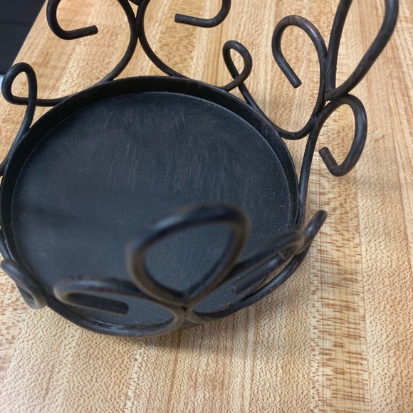 🆕 Candle  Holder - Wrought Iron, beautiful! - Picture 3 of 5